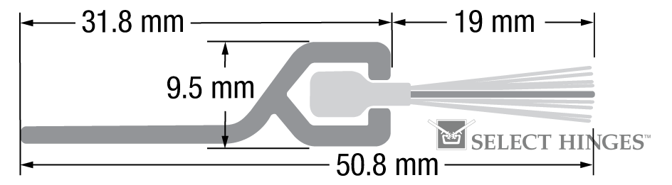 Sweeps measurement diagram (metric)
