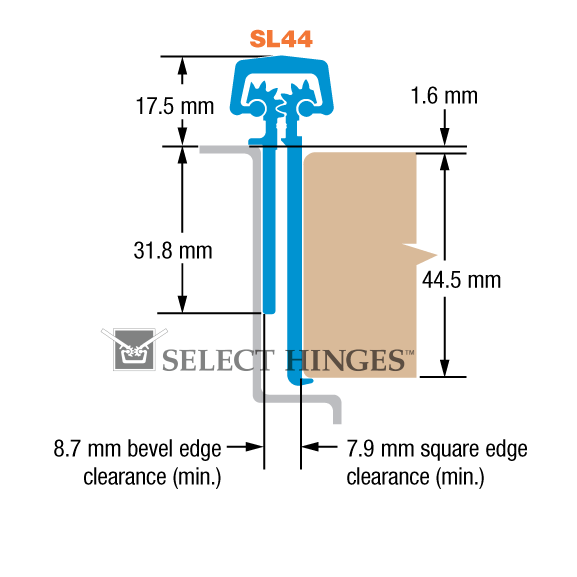 SL44 HD600 metric diagram