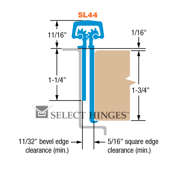 SL44 HD600 imperial diagram