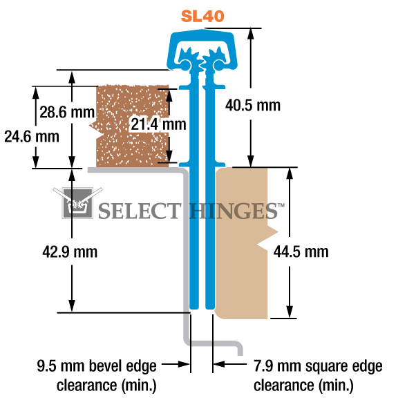 SL40 HD600 metric diagram
