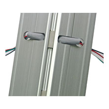 electric full surface hinge