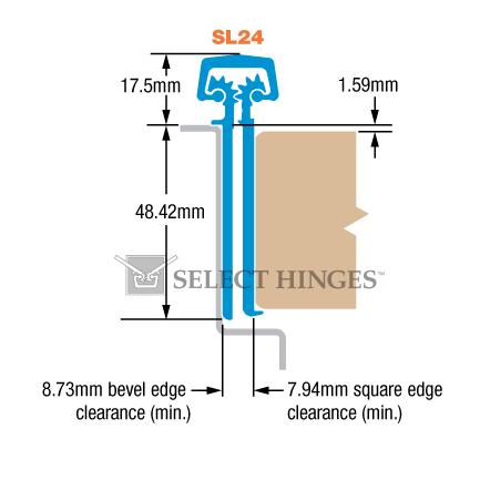 SL24 HD300/HD600/LL metric diagram
