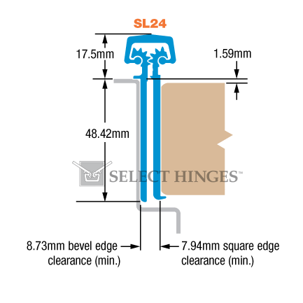 SL24 SD/HD/LL metric diagram