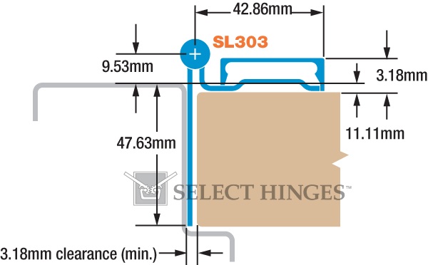 SL303 metric diagram