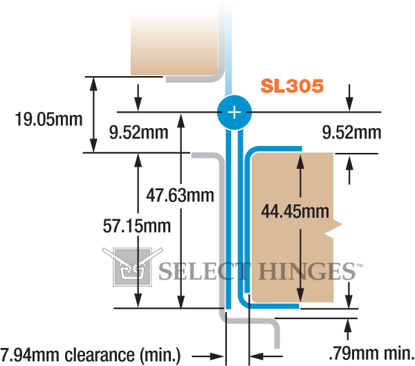 SL305 metric diagram