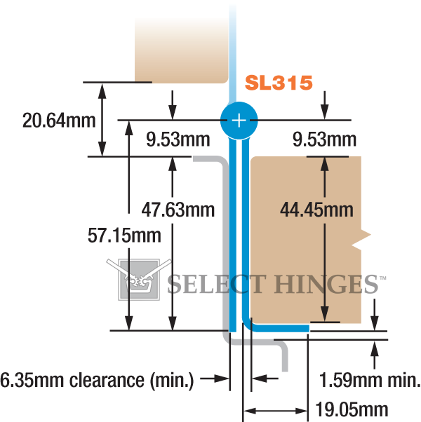 SL315 metric diagram