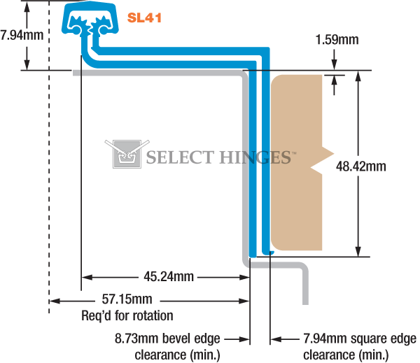 SL41 HD/LL metric diagram