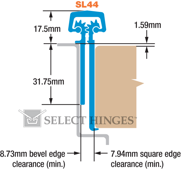 SL44 HD600 metric diagram