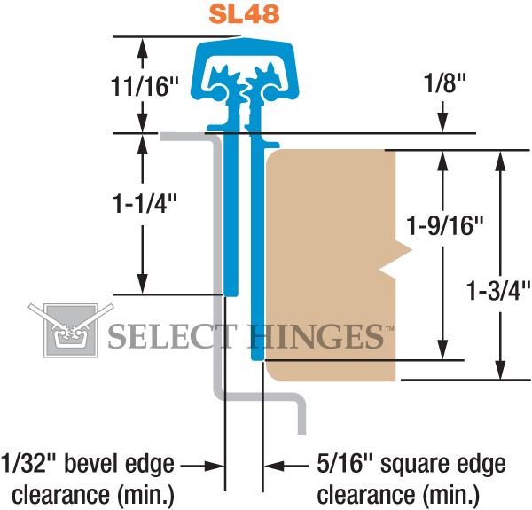 SL48 HD600 imperial diagram