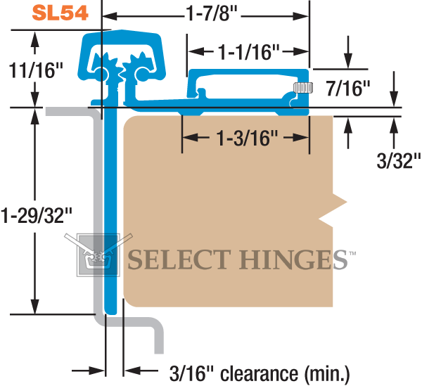 SL54 HD imperial diagram