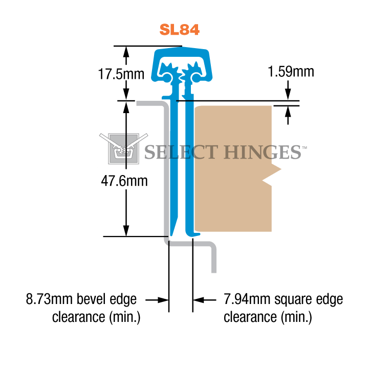 SL84 HD/LL metric diagram
