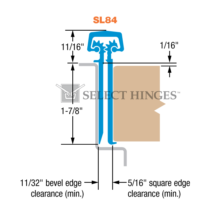 SL84 HD/LL imperial diagram