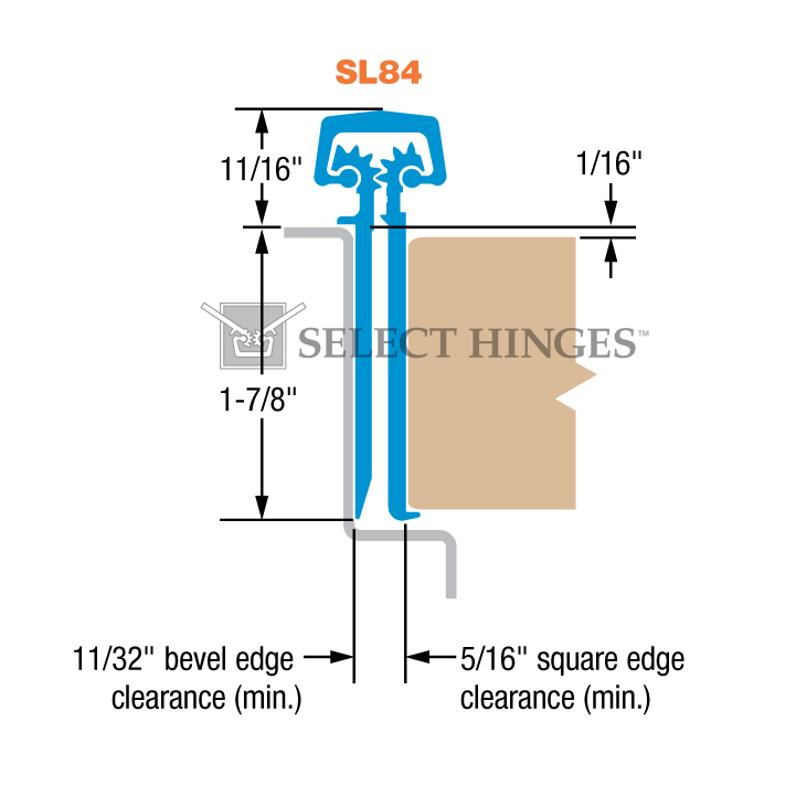 SL84 HD600/LL imperial diagram
